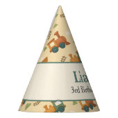 Personalized Train Kid Birthday Feesthoedjes (Links)