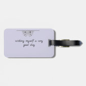 “Personalized Travel Luggage Tag” Bagagelabel (Achterkant horizontaal)