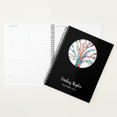 Personalized Tree of Life Black Planner (Display)
