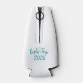 Personalized Tropical Island Flesjeskoeler (Achterkant)