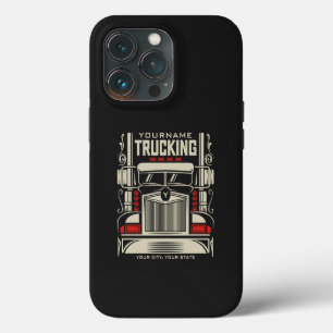Personalized Trucking 18 Wheeler BIG RIG Trucker iPhone 13 Pro Hoesje