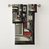 Personalized Trucking 18 Wheeler BIG Trucker (En situation)