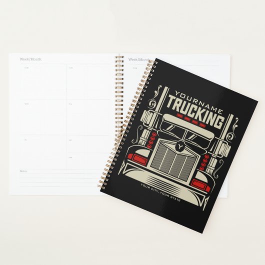 Personalized Trucking 18 Wheeler BIG Trucker (Devant avec enveloppe)