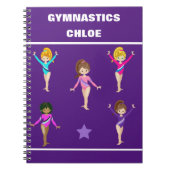 PERSONALIZED TURNDEKEN MET 5 TURNERS NOTITIEBOEK (Voorkant)