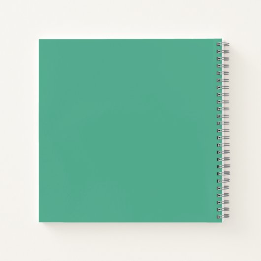 Personalized Turquoise Dream Journal Notebook (Dos)