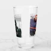 Personalized Two Sided Family Christmas Photo Glas (Links)