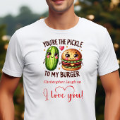 Personalized Valentine Gift Funny Food Men T-Shirt