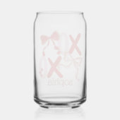 personalized Valentine gift - Valentine Blikvorm Glas (Achterkant)