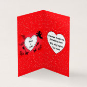 Personalized Valentine Love Photo Card (Inside)
