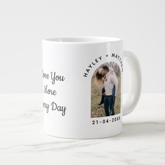 Personalized Valentine Photo Mug (Devant droit)