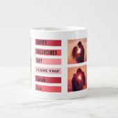 Personalized Valentine’s Day Gift Extra Grote Beker (Voorkant)