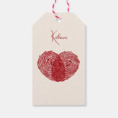 Personalized Valentines Day Cadeaulabel (Achterkant)