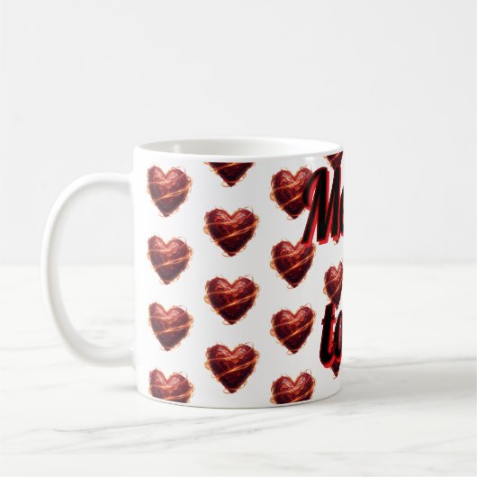 Personalized Valentine's Day Coffee Mug (Gauche)