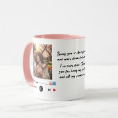 Personalized Valentine's Day Coffee Mug (Devant gauche)