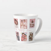 Personalized Valentine's Day Latte Mug Photos (Angle droit)