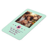 Personalized Valentine's Day Photo Magnet Magneet (Linkerzijde)