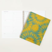 Personalized Vibrant Sunflower Tie-Dye Art (Devant avec enveloppe)