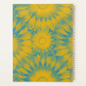 Personalized Vibrant Sunflower Tie-Dye Art (Dos)