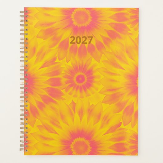 Personalized Vibrant Sunflower Tie-Dye Art (Devant)