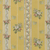 Personalized Vintage Antique Wallpaper Yellow  Cadeaulabel