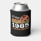 Personalized Vintage Birthday Blikjeskoeler (Blikje Achterkant)