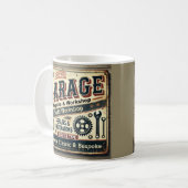 Personalized Vintage Garage Mug (Devant gauche)