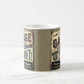 Personalized Vintage Garage Mug (Centre)