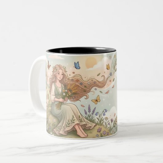 Personalized Virgo Zodiac Mug (Devant gauche)