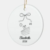 Personalized Volleyball Ornament Youth Volleyball  (Links)
