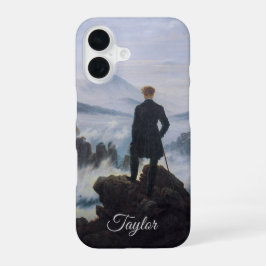 Personalized Wanderer – Caspar David Friedrich iPhone 16 Hoesje