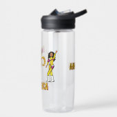 Personalized Water Bottle Gold Pink Blend #2 Waterfles (Links)