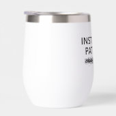personalized water bottle, installing patience (Droite)