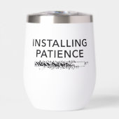 personalized water bottle, installing patience (Avant)