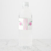 Personalized Water Bottle Labels for Birthday, ANY Waterfles Etiket (Achterkant)