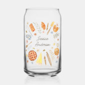 Personalized Watercolor Baking Pastry Chef (Recto)