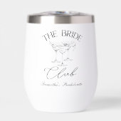  Personalized Wedding Bride Thermal Wine Tumbler (Avant)