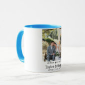 Personalized Wedding Engagement Photo Coffee Mug (Devant gauche)