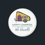 Personalized Wedding Favor Magnet - Happy Campers<br><div class="desc">super cute and fun personalized magnets for your wedding</div>