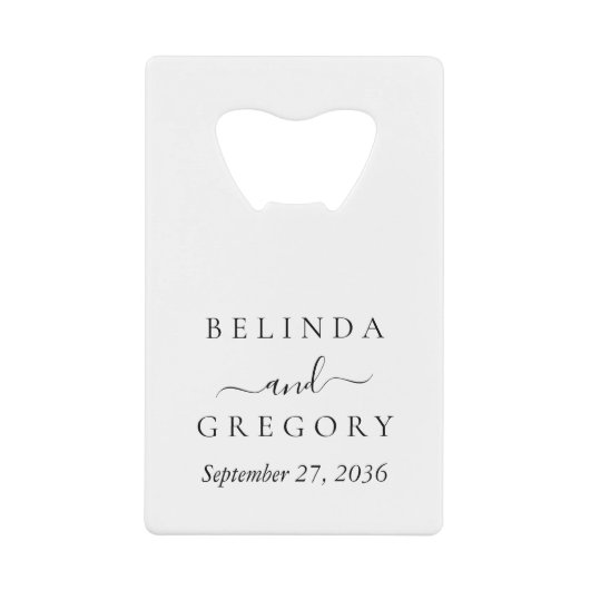 Personalized Wedding Gifts Black White  (Devant)