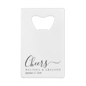 Personalized Wedding Gifts Black White Cheers (Dos)