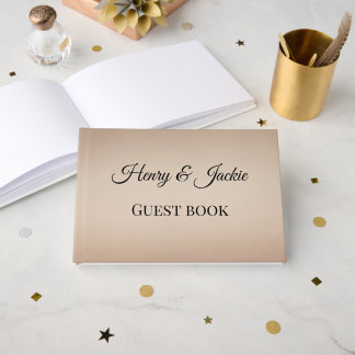 Personalized Wedding Guest Book Gastenboek