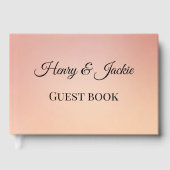 Personalized Wedding Guest Book Gastenboek (Voorkant)