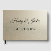Personalized Wedding Guest Book Gastenboek (Voorkant)