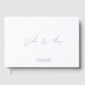 Personalized Wedding Modern Minimalist White (Recto)
