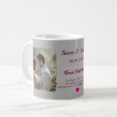 Personalized Wedding Mug | Custom Couple (Devant gauche)