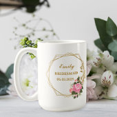 personalized wedding mug - gift for bridesmaid