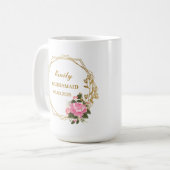 personalized wedding mug - gift for bridesmaid (Devant gauche)
