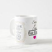 Personalized Wedding Mug  Koffiemok (Voorkant links)
