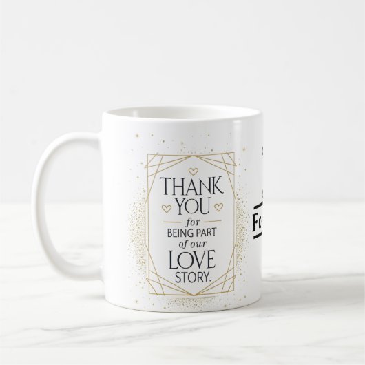 Personalized Wedding Mug  Koffiemok (Links)