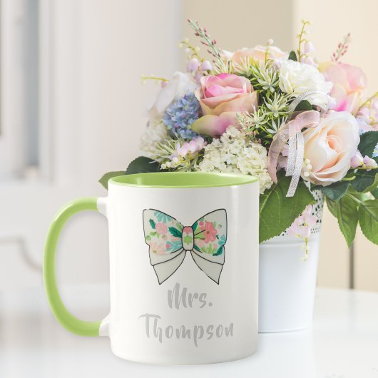 Personalized wedding mugs - custom bridal party mok